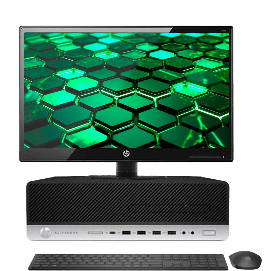 Pc HP Elitdesk 800G4 + Monitor 21"